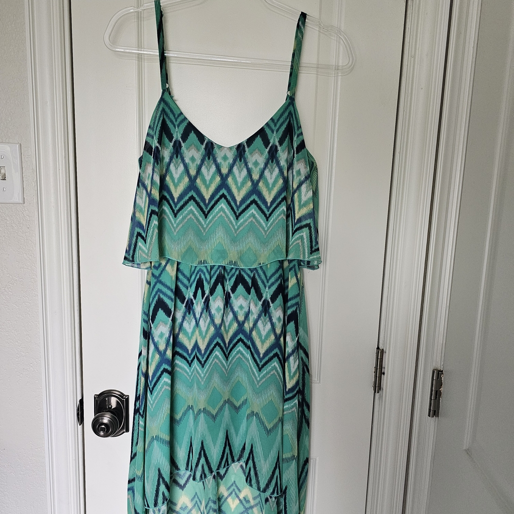 Lily Rose Teal Maxi Dress